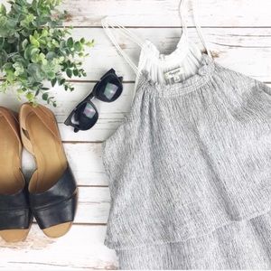 Madewell | Dreamdrift Overlay Gray Dress